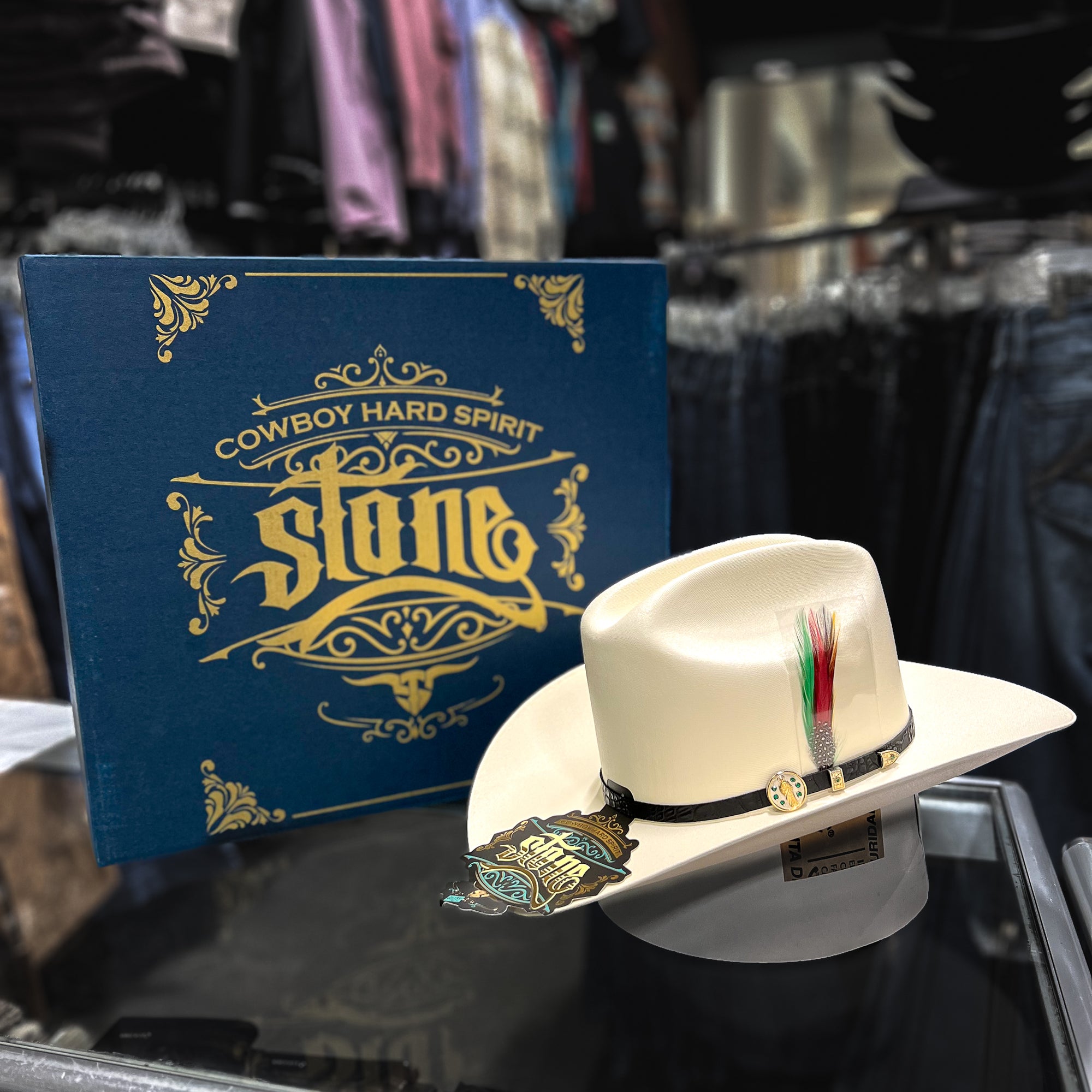 Stone Hats Men's 5000X Master Telar Chaparral (Sinaloa) Sombrero, San Judas Tadeo