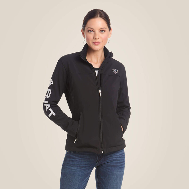 Ariat Women's New Team Softshell Jacket, Black - Mora's Jeans