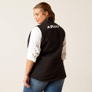 Ariat Women's New Team Softshell Vest, Black