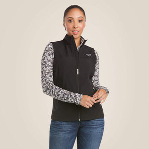 Ariat Women's New Team Softshell Vest, Black