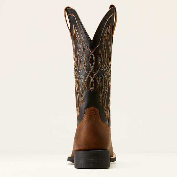 Ariat Men's Sport Rustler Western Boot, Brute Brown - Mora's Jeans