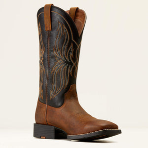 Ariat Men's Sport Rustler Western Boot, Brute Brown