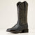 Ariat Women's Round Up Remuda Western Boot, Black Deertan