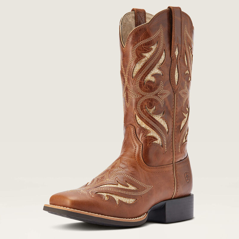 Ariat Women's Round Up Bliss Western Boot, Midday Tan