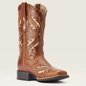 Ariat Women's Round Up Bliss Western Boot, Midday Tan