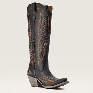 Ariat Women's Casanova X Toe Western Boot, Brooklyn Black