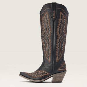 Ariat Women's Casanova X Toe Western Boot, Brooklyn Black
