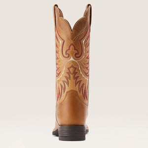 Ariat Women's Rockdale Western Boot, Almond Buff