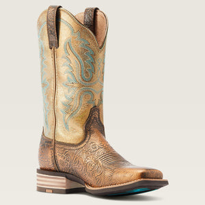 Ariat Women's Olena Western Boot, Bronze Age