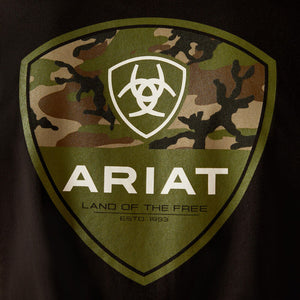 Ariat Men's Ariat Camo Corps T-Shirt, Black