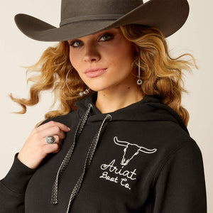 Ariat Women's Steer Stitch Hoodie, Black