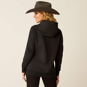 Ariat Women's Steer Stitch Hoodie, Black