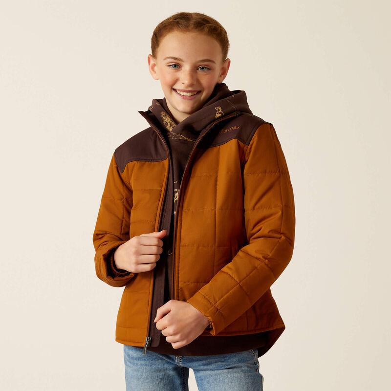 Ariat Youth Crius Jacket, Chestnut Horse|Chocolate Plum