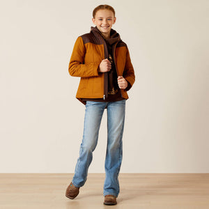 Ariat Youth Crius Jacket, Chestnut Horse|Chocolate Plum