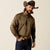 Ariat Men's Team Logo Twill Classic Fit Long Sleeve Shirt, Olive Green|Orange