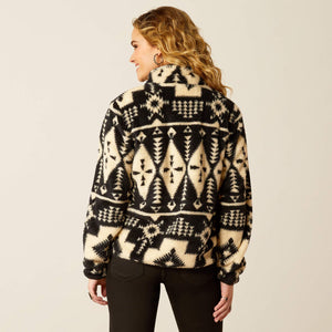 Ariat Women's Berber Snap Front Sweatshirt, Winslow Southwest Print