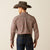 Ariat Men's Team Logo Omega Fitted Long Sleeve Shirt, Red|Burgundy