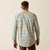 Ariat Men's Team Logo Peer Classic Fit Long Sleeve Shirt, Khaki|Blue