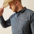 Ariat Men's Team Logo Philibert Classic Fit Long Sleeve Shirt, Chambray Blue|Khaki