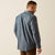 Ariat Men's Team Logo Philibert Classic Fit Long Sleeve Shirt, Chambray Blue|Khaki