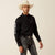 Ariat Men's Team Logo Twill Classic Fit Long Sleeve Shirt, Black|Grey