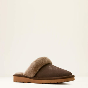 Ariat Women's Jackie Square Toe Slipper, Chocolate