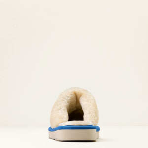 Ariat Women's Jackie Square Toe Slipper, Denim Suede