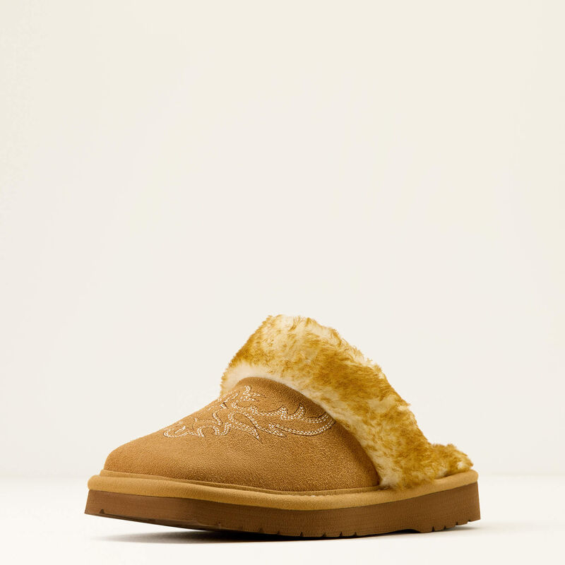 Ariat Women's Jackie Cowgirl Square Toe Slipper, Tan