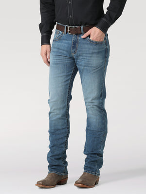 Rock 47 By Wrangler Men's Slim Fit Straight Leg Jean, Ash Medium Wash