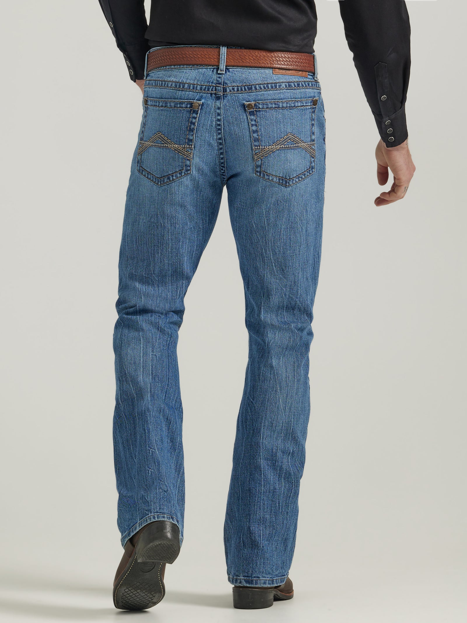 Rock 47 by Wrangler Men's Slim Bootcut Jean, Blue