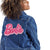 Wrangler X Barbie Women's Zip Front Denim Jacket In Wrangler Blue