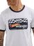 Wrangler® x Hot Wheels™ Men's Logo Ringer T-Shirt in Bright White