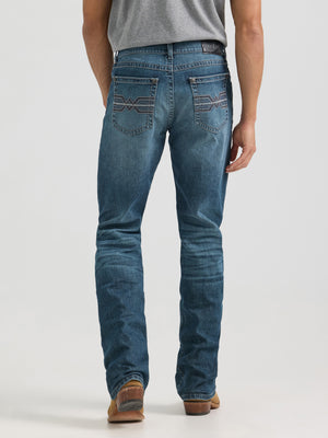 Rock 47 By Wrangler Men's Slim Fit Bootcut Jean, Lander Dark Wash