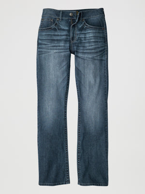 Rock 47 By Wrangler Men's Slim Fit Bootcut Jean, Lander Dark Wash