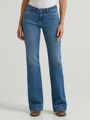 Wrangler® Women's Mae Mid Rise Trouser Jean, Cynthia