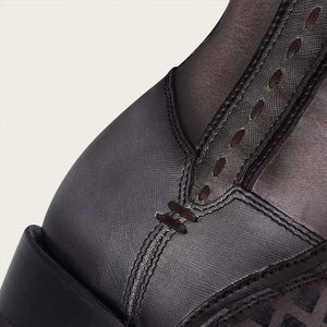 Cuadra Men's Leather Narrow Square Toe Boot, Black