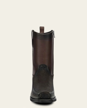 Cuadra Men's Stingray Narrow Square Toe Zipper Boot, Brown