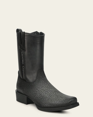 Cuadra Men's Bison Leather Narrow Square Toe Boot, Grey