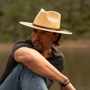 Stetson Men's Grand Loop Straw Hat, Natural