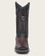 Cuadra Men’s Bison Western Rodeo Boot, Dark Brown