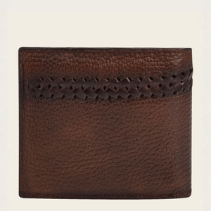 Cuadra Men's Deer Leather Wallet, Brown