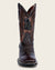Cuadra Men’s Ostrich Belly Western Rodeo Boot, Brown