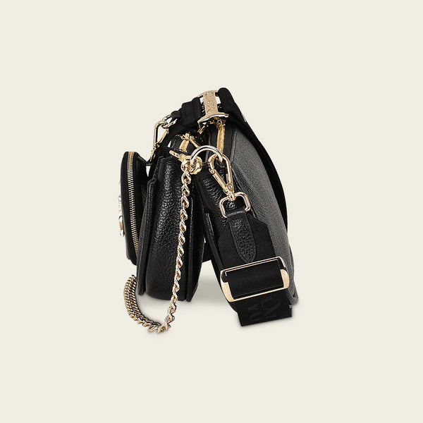 Cuadra Women's Stingray Zipper Bag, Black - Mora's Jeans