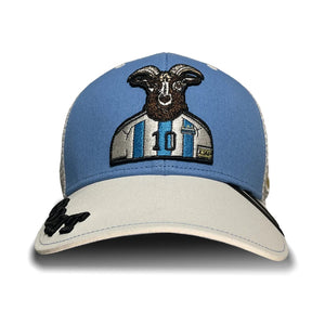 Corne Collection Goat Argentina Cap, Sky Blue