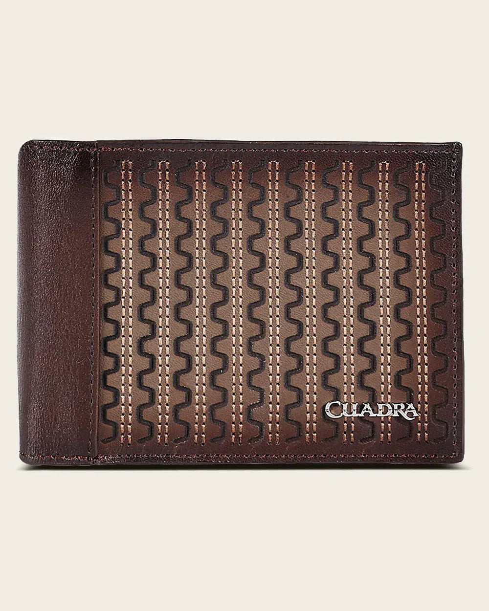 Cuadra Men's Leather Wallet, Gray