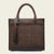Cuadra Women's Laser Leather Bag, Brown