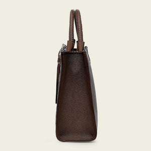 Cuadra Women's Laser Leather Bag, Brown