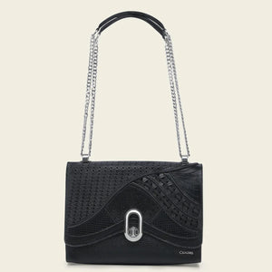 Cuadra Women's Stingray Embroidery Bag, Black