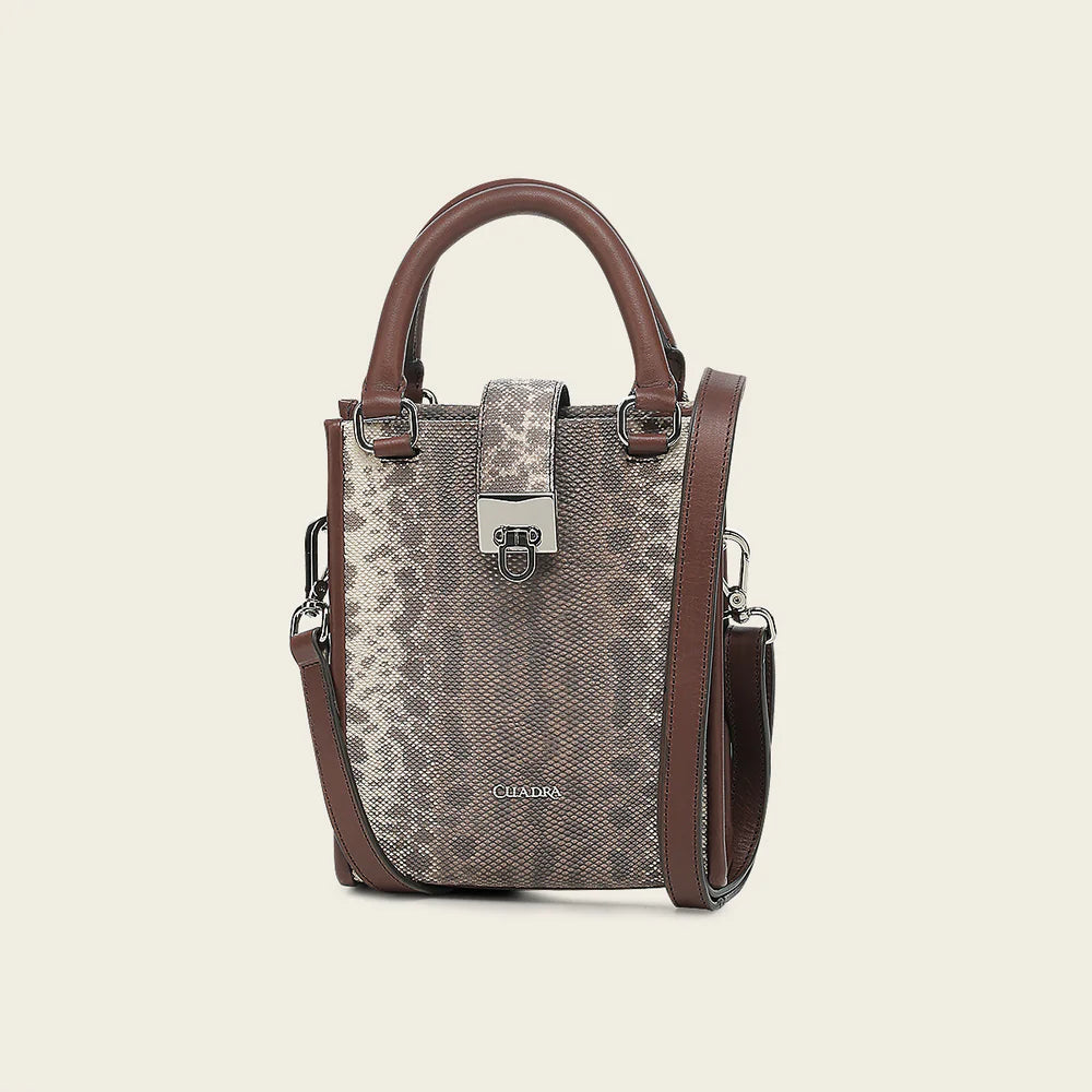 Cuadra Women's Carunga Top Handle Handbag, Brown