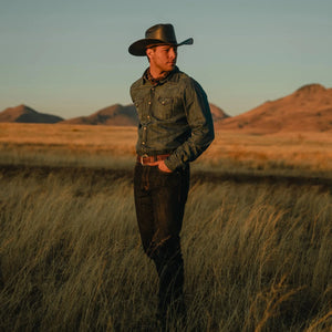 Stetson Men's 10X Coal Mine Straw Hat, Black